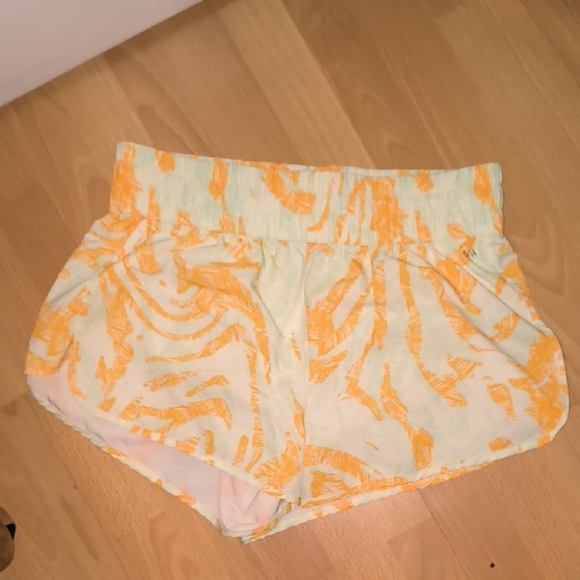 DSG Pants - DSG | Vibrant Orange and Cream Athletic Shorts